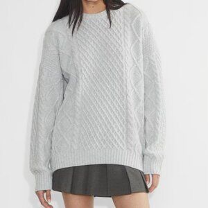 Aritzia Peggy Sweater Cable-Knit